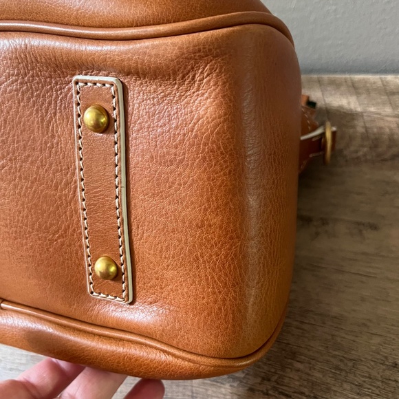 Dooney & Bourke Florentine Small Satchel in Natural - Picture 9 of 11